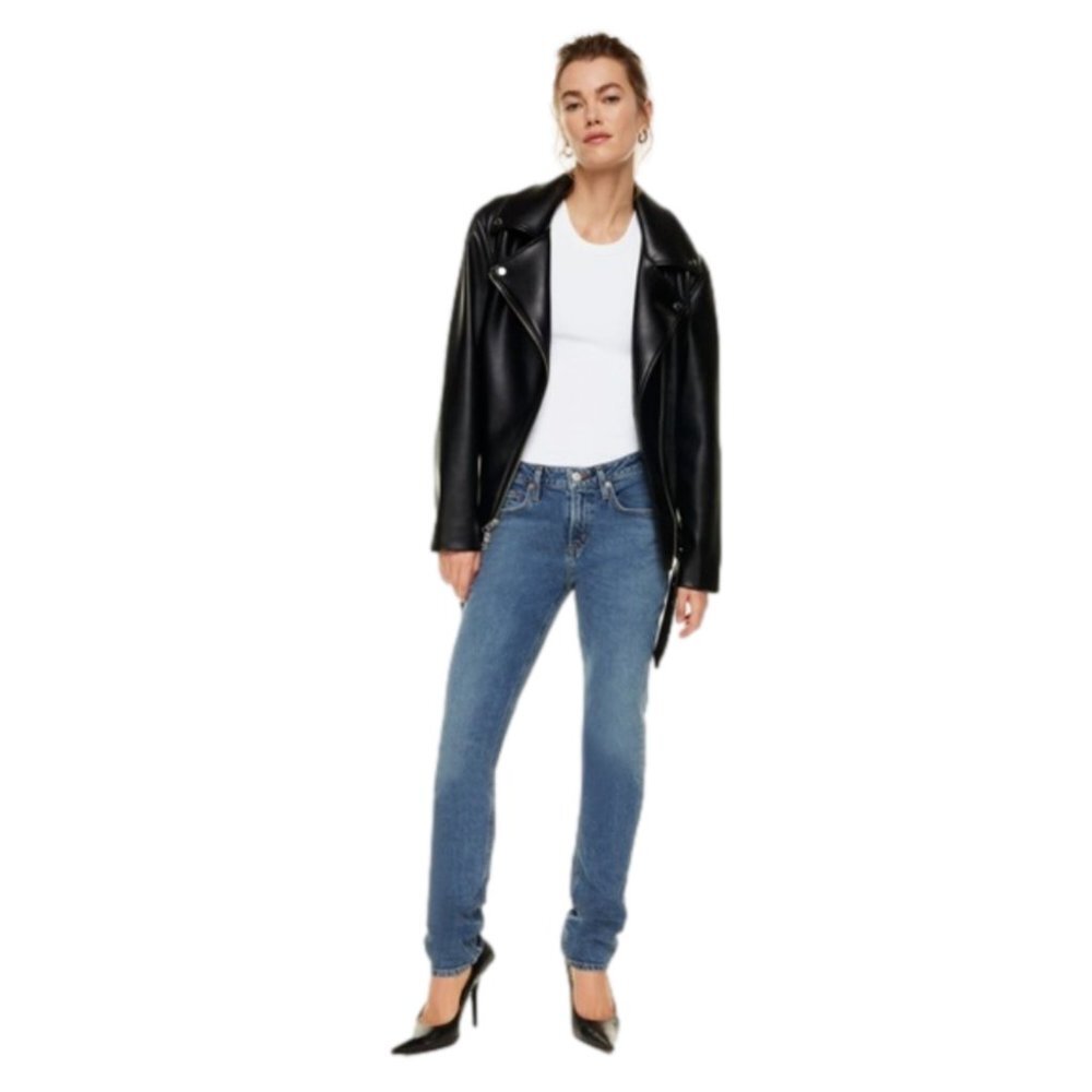 AGOLDE Devon Low-Rise Relaxed Straight Jeans Blue Women’s Size 28​